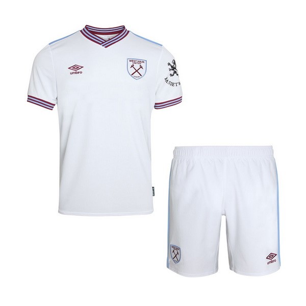Camiseta West Ham United 2ª Kit Niño 2019 2020 Blanco